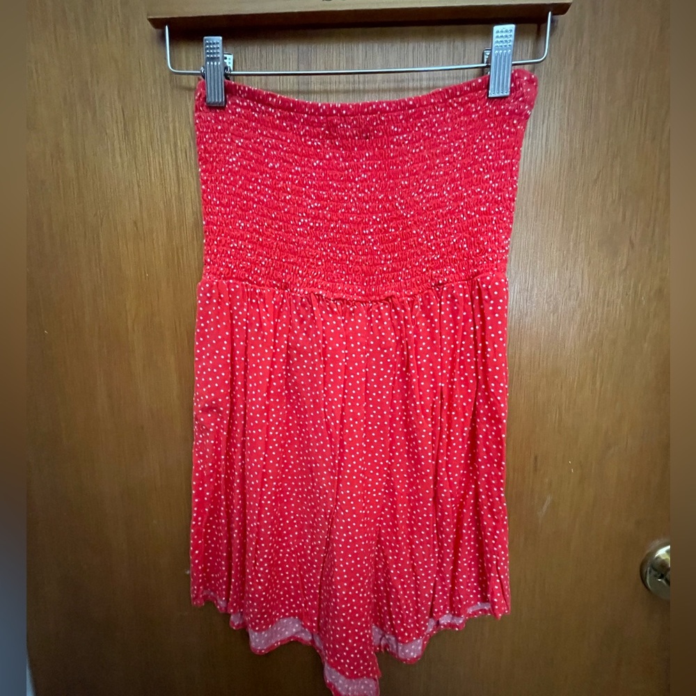 Forever 21 Red Romper Sz:L